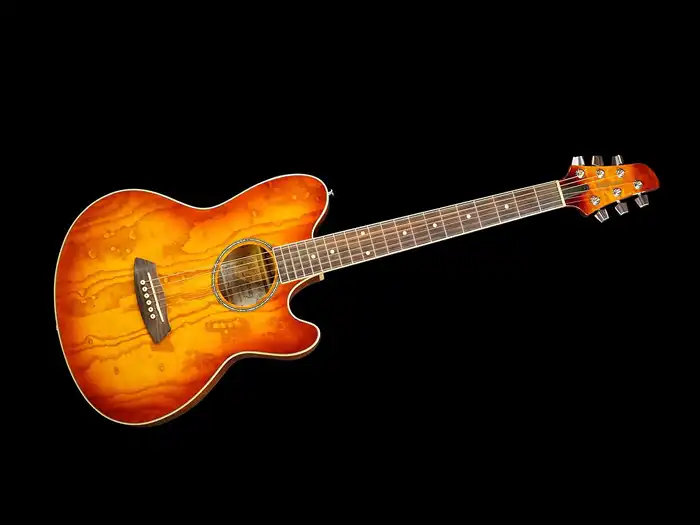 Image of Ibanez Talman Acoustic-Electric Guitar with Vintage Violin finish